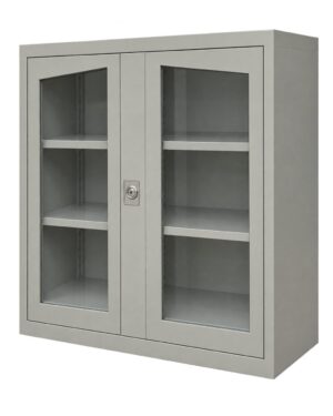 Armoire basse vitrée
